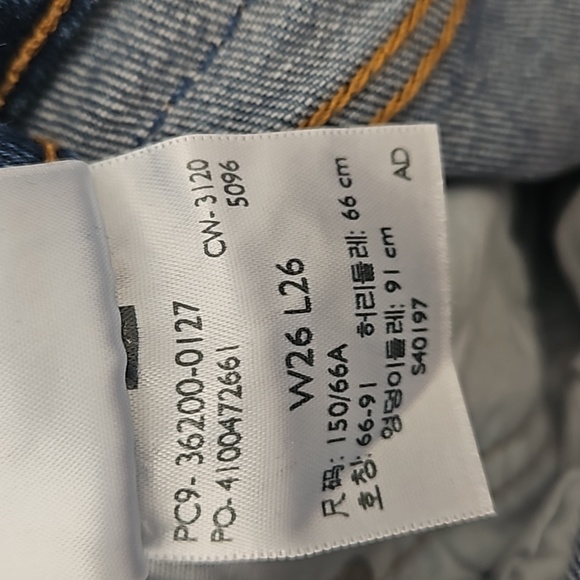 Levi’s Premium 501 SKINNY WOMEN'S JEANS Women 26 - Picture 2 of 10